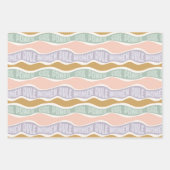 女子国際的デイラッピング紙シート ラッピングペーパーシート (正面)