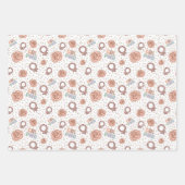 女子国際的デイラッピング紙シート ラッピングペーパーシート (正面2)