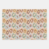 女子国際的デイラッピング紙 ラッピングペーパーシート (正面3)