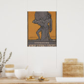 女子国際的参政権プロパガンダポスター ポスター (キッチン)