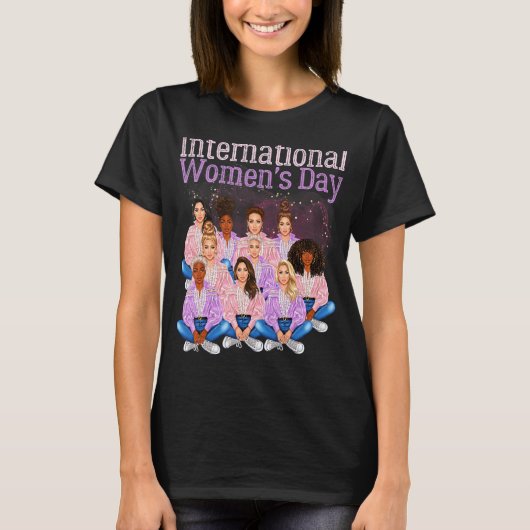 女子国際的日女性史月恋 Tシャツ (正面)