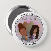 女子国際的日平等 缶バッジ (正面&裏面)