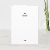 女子国際的日歴フローラ引用文 サンキューカード (裏面)