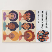 女子国際的日祝3月8日 ジグソーパズル (横)