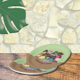 女子国際的日紙プレート ペーパープレート