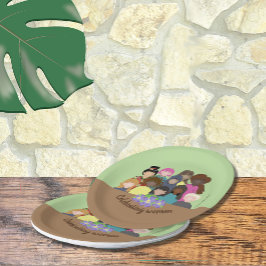 女子国際的日紙プレート ペーパープレート