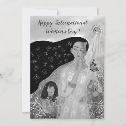 女子国際的日黒白カード シーズンカード (正面)