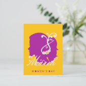 女子国際的日2025年3月8日 ポストカード (スタンド正面)