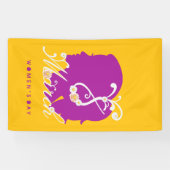 女子国際的日2025年3月8日 横断幕 (横)