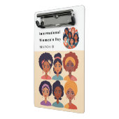 女子国際的日3月8日お祝い ミニクリップボード (アングル2)