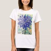 女子基本Tシャツレアブルーダリア Tシャツ (正面)