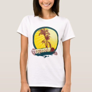女子夏熱帯Tシャツ Tシャツ