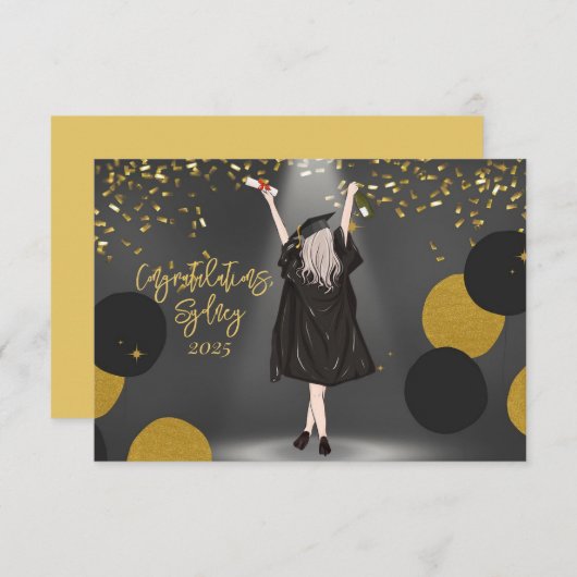 女子大卒祝い (正面/裏面)