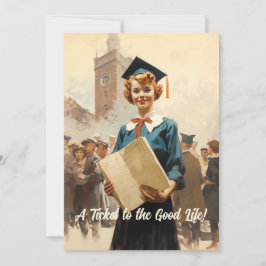 女子大生おめでとう 案内状