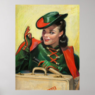 女子大生ピンアップ ポスター