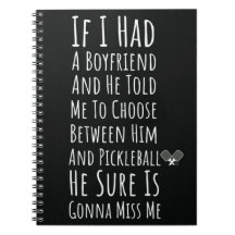 女子女子ノートのピクルボール10代のギフト