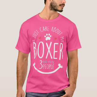 女子女子・ボクサー好きのボクサーシャツ Tシャツ
