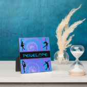 女子姿スケートで滑る フォトプラーク (インサイチュ)