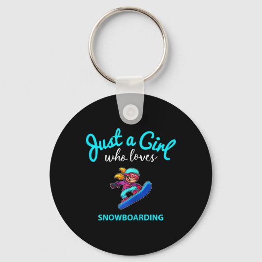女子子供用スノーボードジャージー キーホルダー (正面)