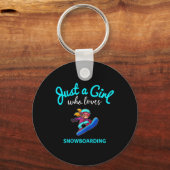 女子子供用スノーボードジャージー キーホルダー (正面)