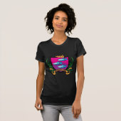 女子学生クラブの女の子 Tシャツ (正面フル)