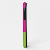 女子学生クラブの生命ピンクの緑のモノグラム Case-Mate iPhoneケース (裏面/左)