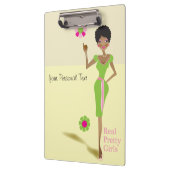 女子学生クラブの生命用箋挟 クリップボード (左)