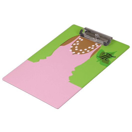 女子学生クラブの生命用箋挟 クリップボード (アングル)