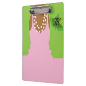 女子学生クラブの生命用箋挟 クリップボード (左)