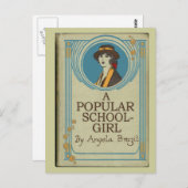 女子学生人気があるブックカバーのポストカード ポストカード (正面/裏面)