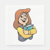 女子学生紙ナプキンス スタンダードランチョンナプキン (正面)