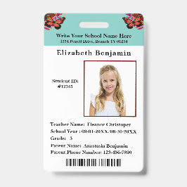 女子学生IDカード バッジ