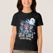 女子実在ゴー幽霊狩り トライブレンドＴシャツ (正面)