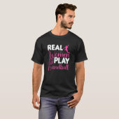 女子実在女子ハ遊ンドボール女子ハンドボールP Tシャツ (正面フル)