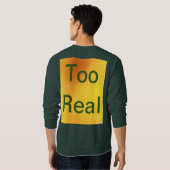 女子実在権利男子スウェットシャツ スウェットシャツ (裏面フル)