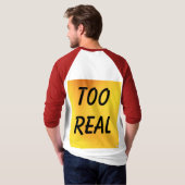 女子実在権利男子Tシャツ Tシャツ (裏面フル)