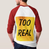 女子実在権利男子Tシャツ Tシャツ (裏面)