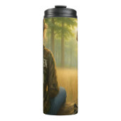 女子実在衣服迷彩柄 タンブラー (正面)