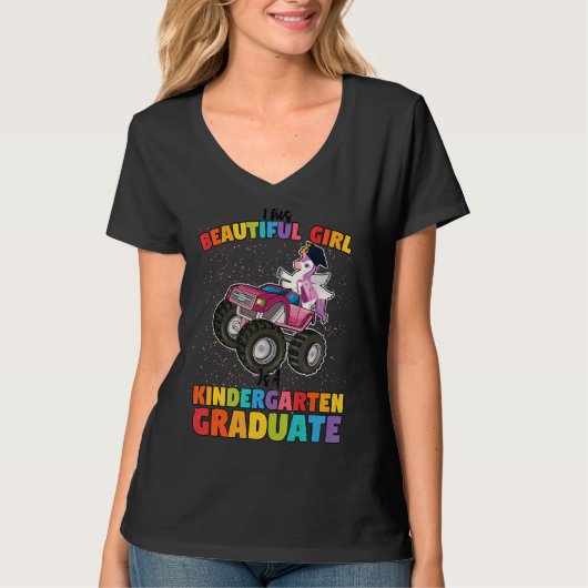 女子幼稚園卒園卒業 Tシャツ (正面)