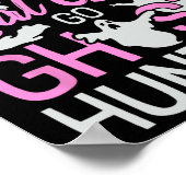 女子幽霊狩り女性超常現象インベストメント ポスター (角)