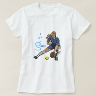女子得女子ソフトボールシャツ Tシャツ