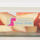 女子恐竜の学校ラベル ラベル (貼付)