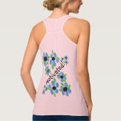 女子意欲を起こFlowy Tシャツ (裏面)