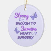 女子感動的ハート手術 セラミックオーナメント (左)
