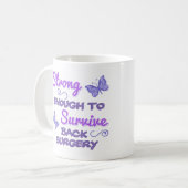 女子感動的背部手術 コーヒーマグカップ (正面左)