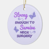 女子感動的頸部手術 セラミックオーナメント (左)