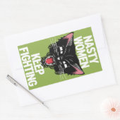 女子扱いにく戦保シール長方形 長方形シール (封筒)