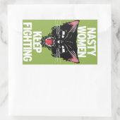 女子扱いにく戦保シール長方形 長方形シール (バッグ)