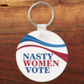 女子扱いにく投票フェミニスト選挙 キーホルダー (裏面)