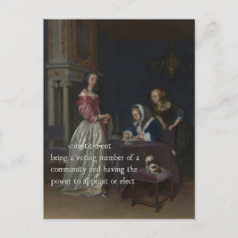 女子扱いにく投票 ポストカード